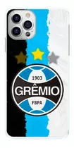 Capinha Grêmio Listras Azul Claro Capa De Celular