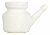 Neti Pot De Cerámica Pot Agarre Cómodo Para Blanco Blanco