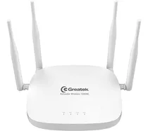 Roteador Wifi Greatek 1200mbps Porta Gigabit Gwr1200ac Branc