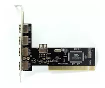 Tarjeta Controladora Pci Usb 2.0 4 + 1 Puertos 480mbps