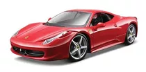 Auto Ferrari Italia 458 1:24 Kit De Montaje En Metal  Maisto