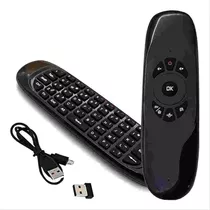 Control Remoto Inalámbrico Con Teclado Air Mouse Smart Tv