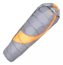Bolsa De Dormir Stx De 0° A 10° Camping Aventura Color Gris/naranja