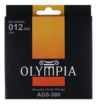 Encordado Olympia Para Guitarra Acústica 0.12 Ags-580