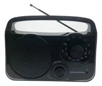 Radio Portatil Am - Fm Daihatsu D-rp400 Dual - 220v - Pilas Color Negro