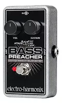 Pedal De Efecto Electro-harmonix Bass Preacher  Plateado