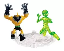 Kit 2 Mini Bonecos Ben 10 Omniverse Sunny 587