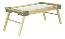 Mesa Bandeja Cama Desayuno Tramontina Plegable Madera 61x28