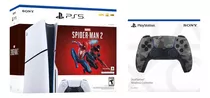 Playstation 5 Slim 1tb Spiderman 2, Mas Dual Sense Grey Camo