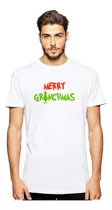 Polera Merry Grinchmas Grinch Navidad Algodon Hombre/niño