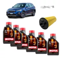 Kit Troca De Oleo Bmw X1 20i 2.0 2018 Em Diante Motul 6100