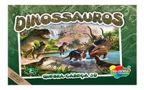 Quebra-cabeça Dinossauro Rex 3d 27 Peças Madeira Encaixe