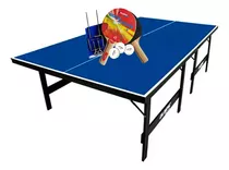 Mesa Ping Pong 15mm Mdp - 1013 + Kit Tênis 5030