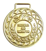 Kit Com 20 Medalhas De Ouro M36 Honra Ao Mérito Fita Azul