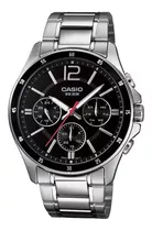 Reloj Casio Mtp-1374 Hombre Calendario Acero 100% Original