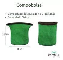 Earthkit - Compo Bolsa 100 Lt. (1 A 2 Personas)