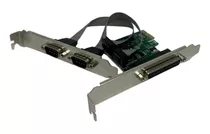 Placa Pci Express Serial Com 2 Portas Serial Db9 1 Paralela