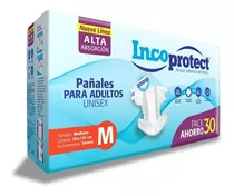 Pañales Adultos Incoprotect Talle M Por 30 U. ( Kiara )