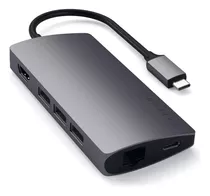 Adaptador Satechi Multiportas V2 Macbook Hdmi Ethernet Usb-c