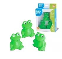 Kit 3 Brinquedos Bichinhos Para Banho Sapo Patinho Infantil