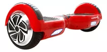 Hoverboard Vermelho Com Led Bluetooth Bateria Longa Duração