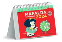Maflada 2024 Calendario De Escritorio Rojo