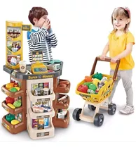 Supermercado Niños 47 Accesorios Juego Recreativo Infantil