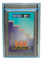 Cartão Pcmcia 56k Data Fax Modem Wisecom Fb Ws-5614cm3