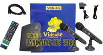 Aparelho Karaokê Videokê Vsk3.0 C/12.649 Canções Na Mémoria 