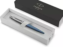 Lapicera Parker Boligr. Jotter Metal Celeste Grabado Gratis