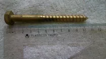 Tornillo Tirafondo De Broce Marino  Puro  4 Pulgada (10 Cms)