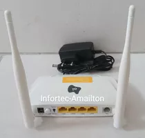 Modem Roteador Oi Zyxel 300 Mbps Wifi 2 Antenas 5 Dbi