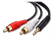 Cable De Audio Plug 3.5mm A 2 Rca 1,5 Metros