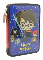 Cartuchera 1 Piso Harry Potter Pvc Con Utiles Original !