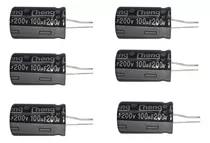 Condensador Capacitor 100mf 200v 10 Piezas Nuevos Desoldados