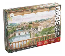 Quebra-cabeça - Puzzle - 3000 Peças - Varanda Em Roma - Itá