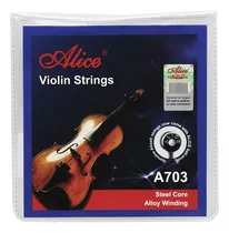 Set De Cuerdas Para Violin. Marca Alice A703
