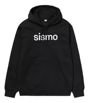 Buzo Sismo Nuevo Authentic Hood Oversize Frisa Black 2270