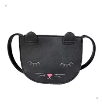 Bolsa Infantil Menina Tiracolo Gatinho Pagani - Pg12056 Cor Preto