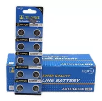 10 Unidades Pilas Blister Lr44 Alcalinas Ag13 Sr44 G13 1.5v