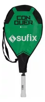 Raqueta Tenis Sufix® Conquer + Funda Color Verde Tamaño Del Grip 4 1 4 - 4 3 8