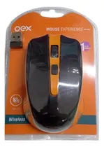 Mouse Wireless Oex Ms404 Experience 1600 Dpi Laranja Oex