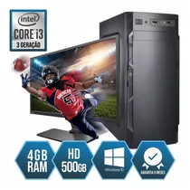 Pc Intelcore I3 3ª4gb Hd 500gb Monitor 19 +teclado E Mouse