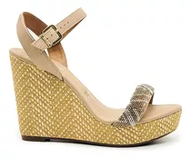 Sandalias Mujer Taco Chino Plataforma Liviana Moda De Fiesta