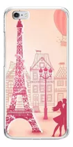 Capa Capinha Personalizada Paris Torre Balão Love Rosa