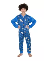 Enterito Micro Polar Niños Infantil Monito Pijama Safit