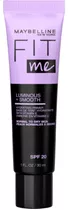 Maybelline Fit Me Luminous + Smooth Spf 20 30ml