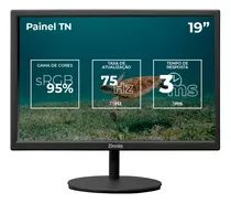 Monitor Zinnia Delfos E19 Tn Hd 75hz Hdmi/vga