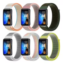 6 Correas Nailon Velcro For Huawei Band 8