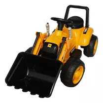 Mini Trator Escavadeira Infantil Elétrico 12v Amarelo Bw081